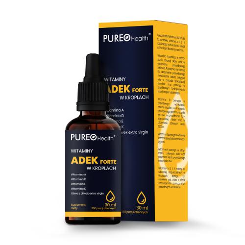 Zdjęcie produktu - PUREO HEALTH Witamina ADEK Forte, 30ml