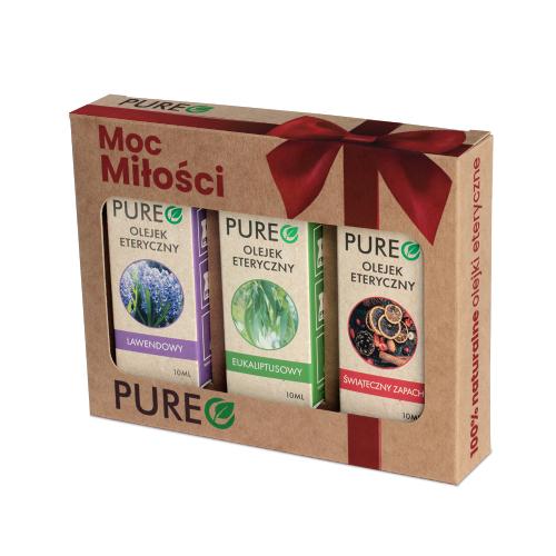 Zdjęcie produktu - PUREO Zestaw olejk&oacute;w eterycznych Moc Miłości, 3x10ml