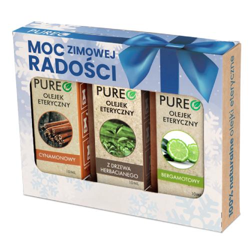Zdjęcie produktu - PUREO Zestaw olejk&oacute;w eterycznych Moc Zimowej Radości, 3x10ml
