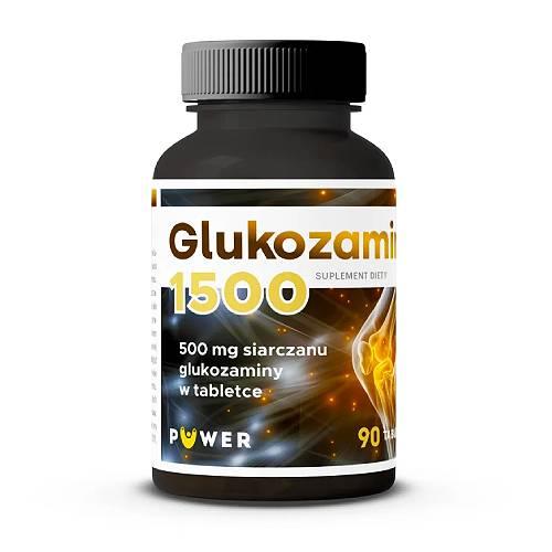 Zdjęcie produktu - PUWER Glukozamina 1500, 90 tabl.