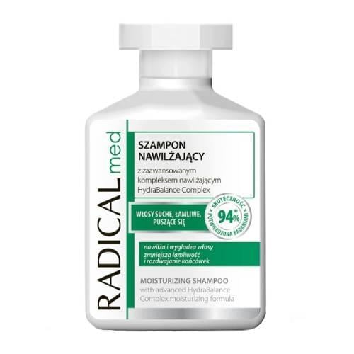 Zdjęcie produktu - Radical Med Szampon nawilżający do włos&oacute;w suchych, łamliwych, puszących się, 300 ml