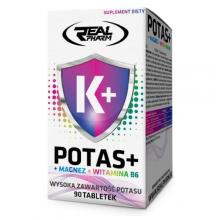 Zdjęcie produktu - Real Pharm Potas + Magnez + B6 - 90tabl.