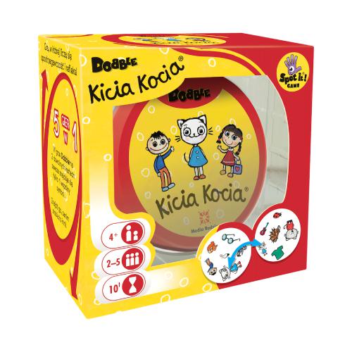 REBEL Gra rodzinna Dobble Kicia Kocia
