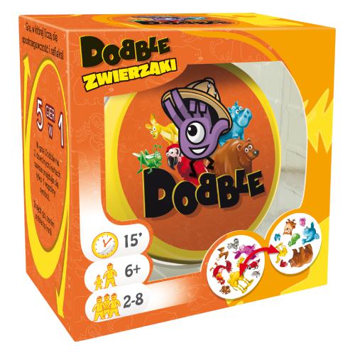 REBEL Gra rodzinna Dobble Zwierzaki