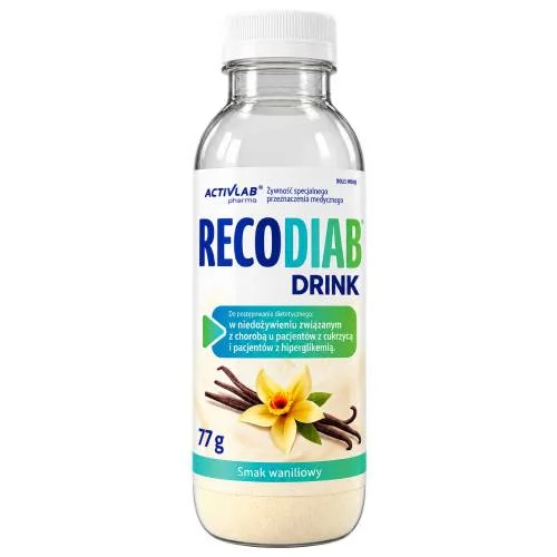 Zdjęcie produktu - ActivLab Pharma Recodiab Drink smak waniliowy, 77 g