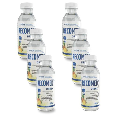 Zestaw RECOMED Drink - smak ananasowy 5+1, 6x65g