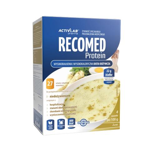 Zdjęcie produktu - RECOMED Protein Proszek o smaku żurku, 4saszetki