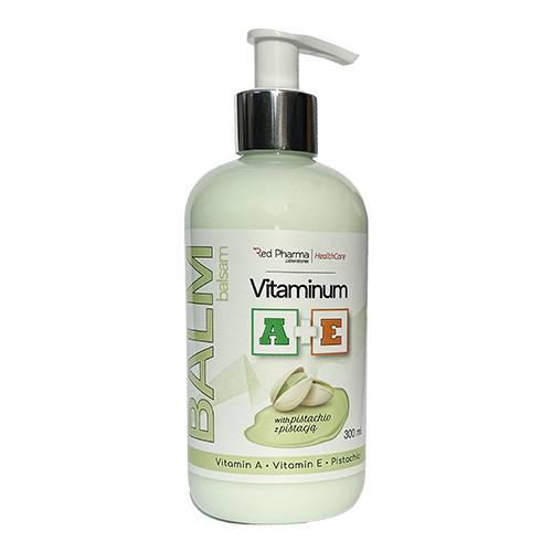 Zdjęcie produktu - Red Pharma Balsam do ciała Vitaminum A+E z pistacją, 300 ml