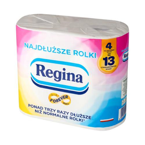 Zdjęcie produktu - REGINA FOREVER ROLL papier toaletowy, 4 rolki