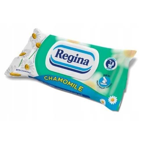 Zdjęcie produktu - REGINA Chamomile Nawilżany papier toaletowy, 42szt.