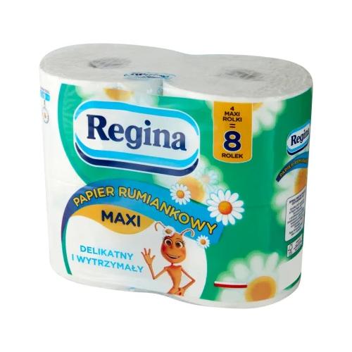 Zdjęcie produktu - REGINA Papier toaletowy rumiankowy maxi, 4szt. USZKODZONE OPAKOWANIE ZBIORCZE