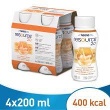 Zdjęcie produktu - Resource 2.0 smak ananas-mango płyn, 4X200