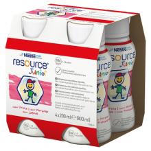 Zdjęcie produktu - Resource Junior truskawka - 4 x 200 ml 