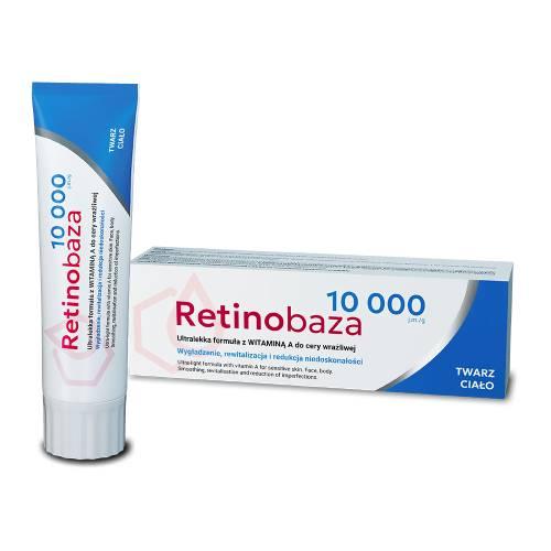 Zdjęcie produktu - Retinobaza 10 000 Ultralekka formuła kremu z witaminą A do cery wrażliwej, 30 g