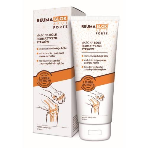 Zdjęcie produktu - Reumablok Akut Forte Maść na b&oacute;le reumatyczne staw&oacute;w, 125ml