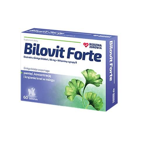 Zdjęcie produktu - Rodzina Zdrowia Bilovit Forte, 60 tabl.