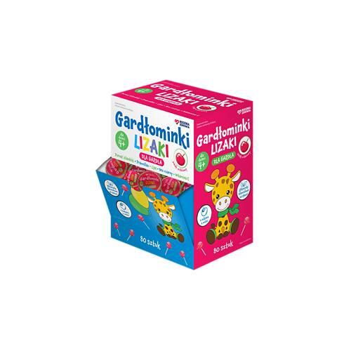 Zdjęcie produktu - Rodzina Zdrowia Gardłominki Lizaki, 80 szt.