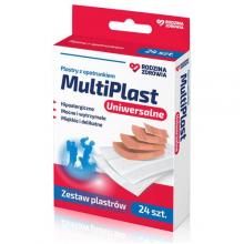 Zdjęcie produktu - Rodzina Zdrowia MultiPlast plastry Uniwersalne zestaw, 24 sztuki
