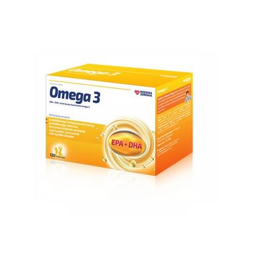 Zdjęcie produktu - Rodzina Zdrowia Omega 3, 120 kapsułek