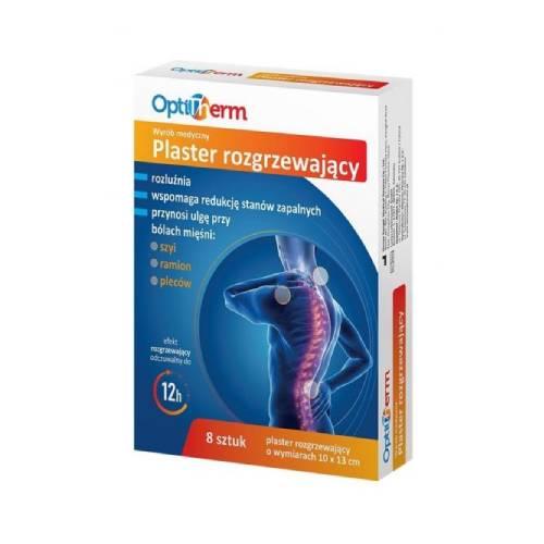 Zdjęcie produktu - Rodzina Zdrowia Plaster Rozgrzewający OptiTherm, 8 szt
