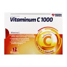 Zdjęcie produktu - Rodzina Zdrowia Vitaminum C 1000, 15 kapsułek 