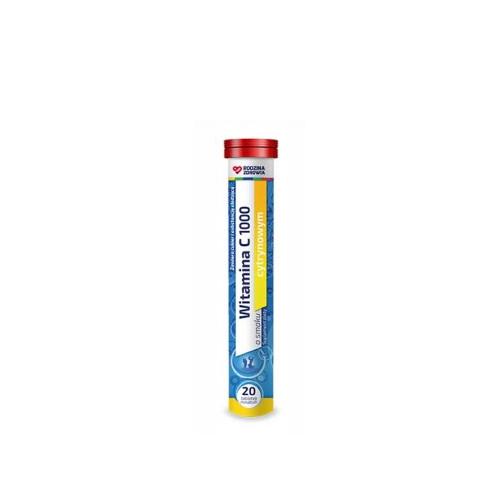 Zdjęcie produktu - Rodzina Zdrowia Witamina C 1000, 20 tabl.mus.