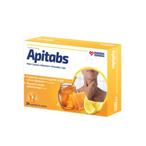 Zdjęcie produktu - Rodzina Zdrowia Apitabs, 24 pastylki 