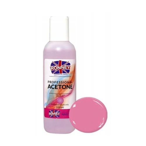 RONNEY Aceton do paznokci guma balonowa, 100ml