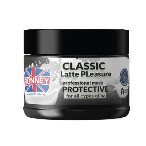 Zdjęcie produktu - RONNEY Classic Latte Pleasure Ochronna maska do każdego rodzaju włos&oacute;w, 300ml
