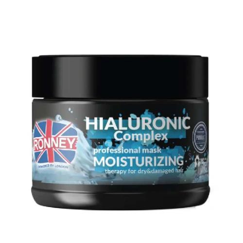 Zdjęcie produktu - RONNEY Hialuronic Complex Maska do włos&oacute;w suchych i zniszczonych z kwasem hialuronowym, 300ml