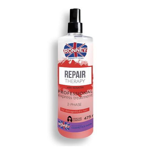 Zdjęcie produktu - RONNEY Repair Therapy with Keratin Dwufazowa mgiełka, 475ml