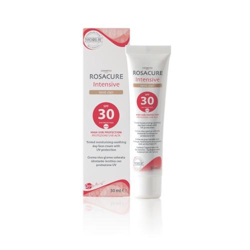 Zdjęcie produktu - SYNCHROLINE Rosacure Intensive Teint Clair SPF 30 Krem koloryzujący do twarzy z filtrem ochronnym SPF 30, 30 ml