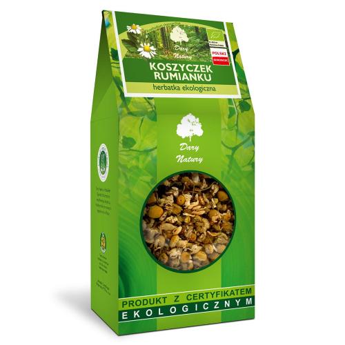 Zdjęcie produktu - Dary Natury Koszyczek rumianku herbatka ekologiczna, 100 g