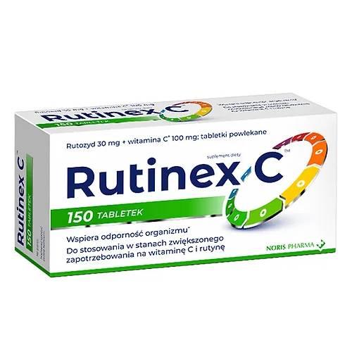 Zdjęcie produktu - Rutinex C, 150 tabletek