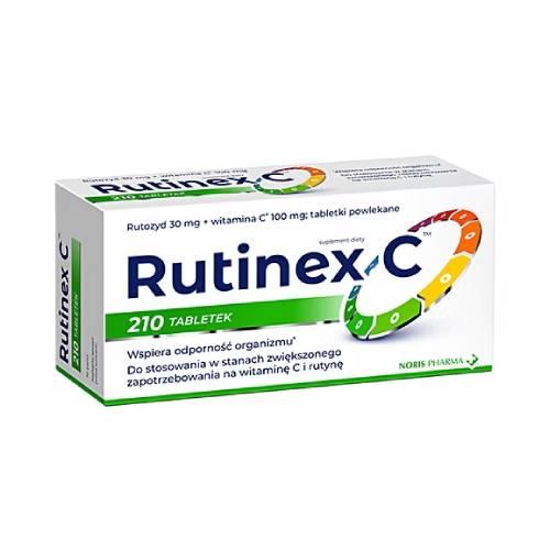 Zdjęcie produktu - Rutinex C, 210 tabl. - suplement diety z witaminą C