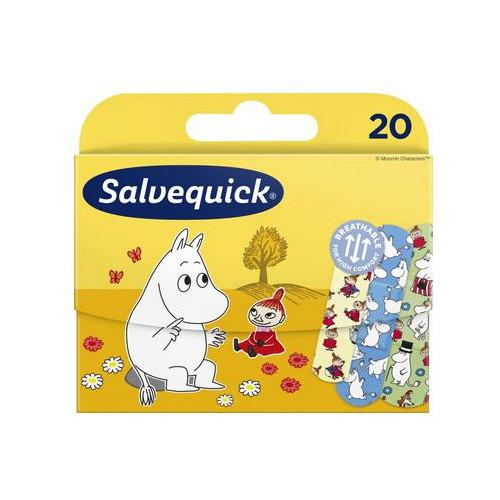 Zdjęcie produktu - SALVEQUICK Plastry dla dzieci Muminki, 20szt.