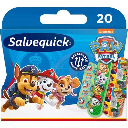 Zdjęcie produktu - Salvequick Plastry opatrunkowe dla dzieci Psi Patrol, 20szt.