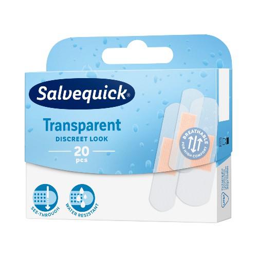 Zdjęcie produktu - SALVEQUICK PLASTRY TRANSPARENT, 20 SZT