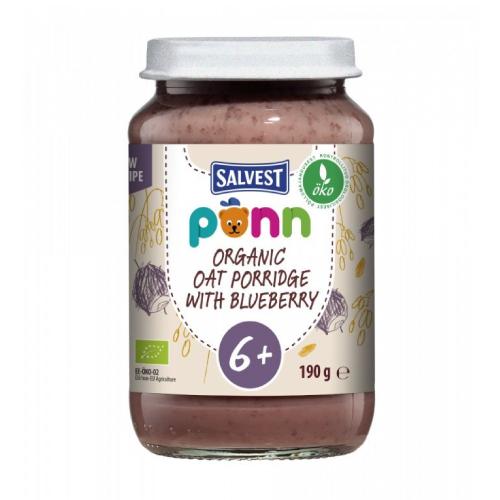 Zdjęcie produktu - SALVEST P&Otilde;NN BIO Bor&oacute;wki z płatkami owsianymi, 190 g