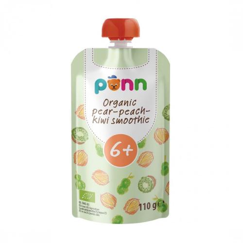 Zdjęcie produktu - SALVEST P&Otilde;NN BIO Brzoskwinia z kiwi, 110 g 
