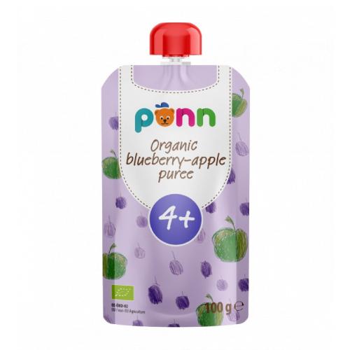 Zdjęcie produktu - SALVEST P&Otilde;NN BIO Puree jabłkowo-jagodowe, 100 g