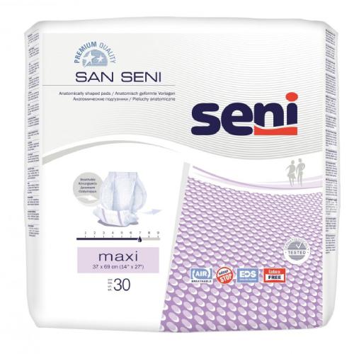 SAN SENI MAXI Pieluchy anatomiczne, 30 sztuk