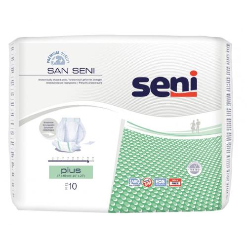 SAN SENI PLUS Pieluchy anatomiczne, 10 sztuk