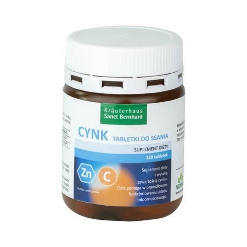 Zdjęcie produktu - SANCT BERNHARD Cynk i Witamina C, 120 tabletek do ssania