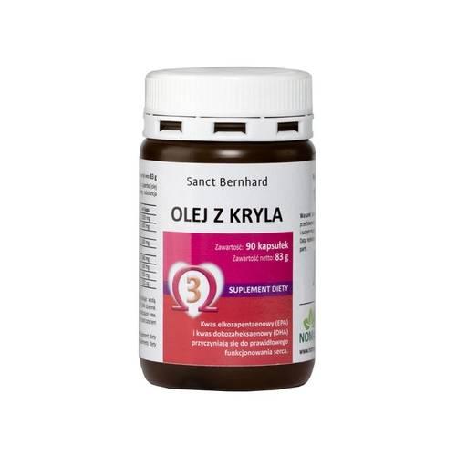 Zdjęcie produktu - SANCT BERNHARD Olej z kryla, 90 kaps.
