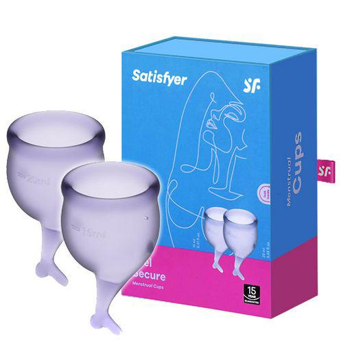 Satisfyer Feel Secure Mentrual zestaw kubeczk&oacute;w menstruacyjnych 15ml + 20ml