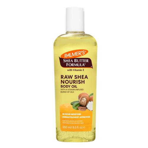 Zdjęcie produktu - Palmer's Shea Butter Formula Nourish Body Oil Olejek do ciała z masłem shea i witaminą E, 250 ml