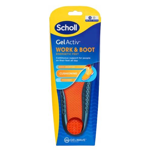 Zdjęcie produktu - SCHOLL GelActiv Work & boot Wkładki do but&oacute;w damskie S, 1para