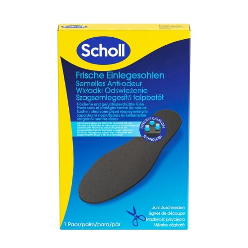 Zdjęcie produktu - Scholl Wkładki do but&oacute;w Odświeżenie, 1 para USZKODZONE OPAKOWANIE