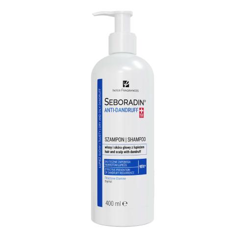 Zdjęcie produktu - SEBORADIN Anti-Dandruff Szampon do włos&oacute;w przeciwłupieżowy, 400ml